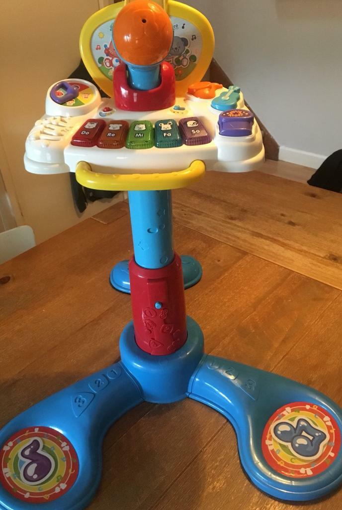 vtech sit to stand music centre argos